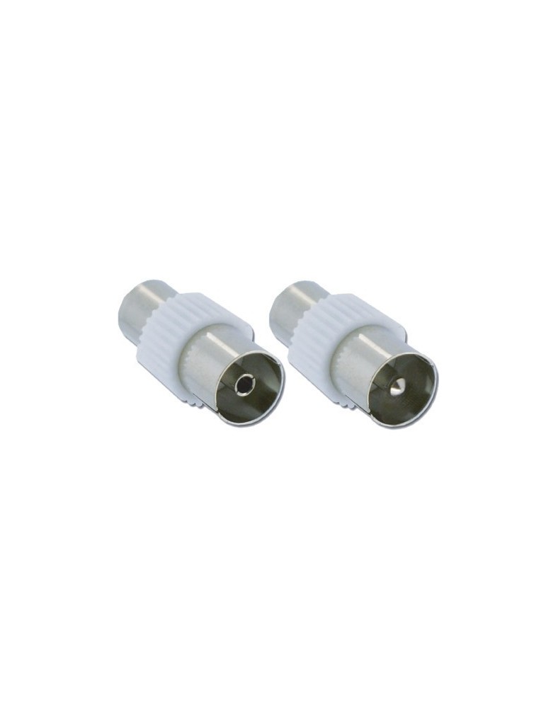 2 Raccords Coaxial 9.52 mm Male/Male + Femelle/Femelle