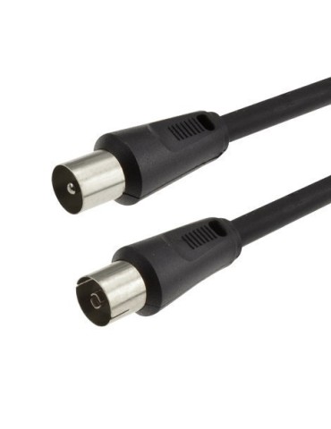 Prolongateur TV 9,52 mm Noir mâle/femelle 75 cm