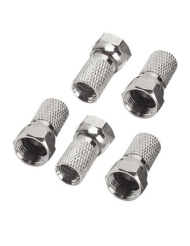 5 fiches "F" satellite à visser