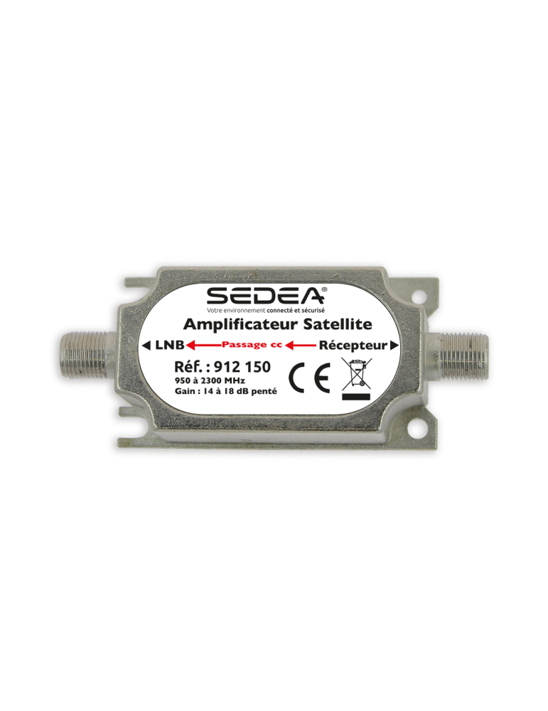 Amplificateur de ligne Satellite (950 à 2150 MHz)