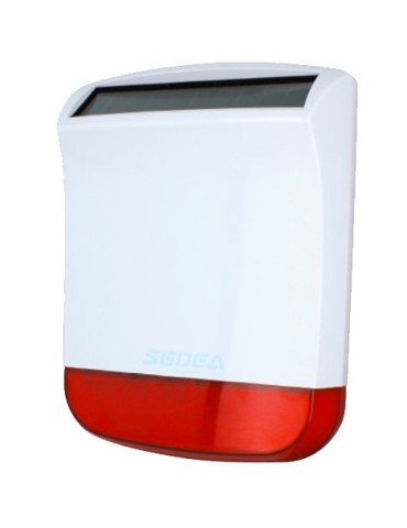 Sirène extérieure avec panneau solaire