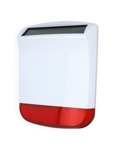 Sirène extérieure avec panneau solaire