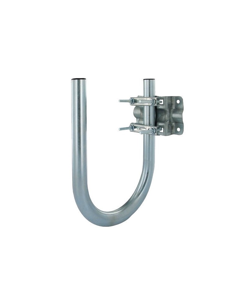Fixation murale en U |  Ø 40 mm | Déport 270 mm | Hauteur 335 mm