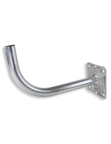 Fixation Murale en GALVA Diamètre 50mm Déport 485 mm