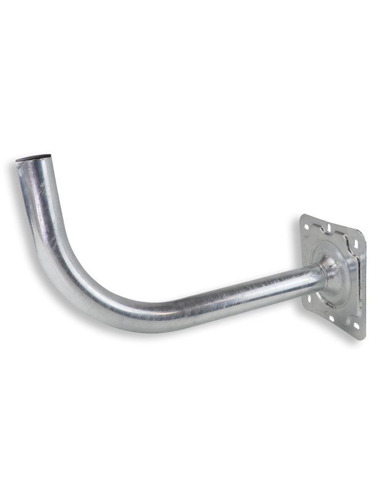 Fixation Murale en GALVA Diamètre 50mm Déport 485 mm