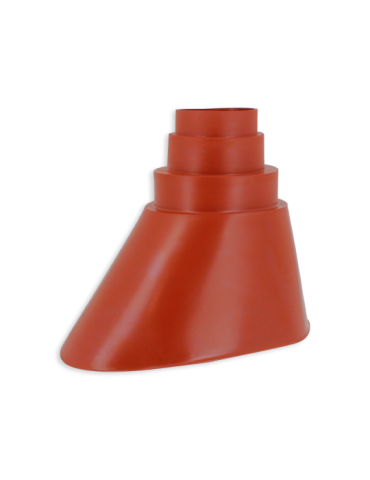 Cône néoprène d'étanchéité rouge