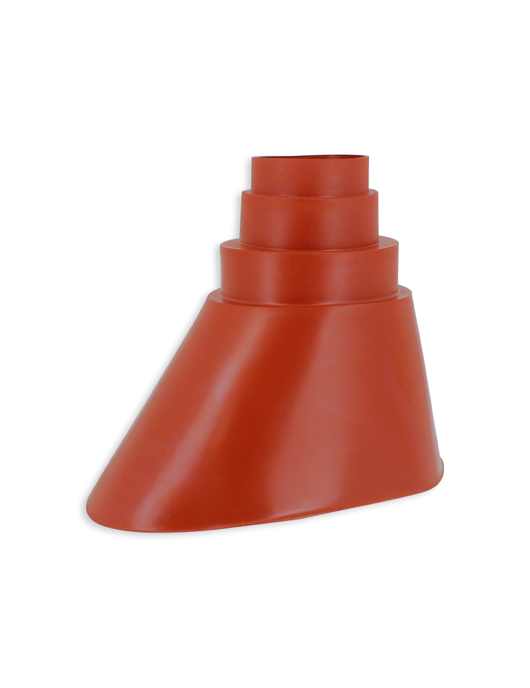 Cône néoprène d'étanchéité rouge