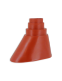 Cône néoprène d'étanchéité rouge