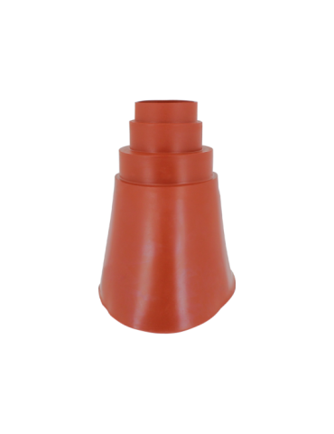 Cône néoprène d'étanchéité rouge