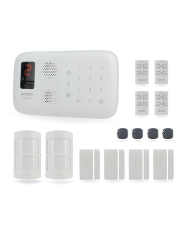Alarme maison sans fil GSM - Elégante 50 - Pack 2 - SEDEA - 571059