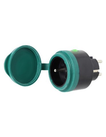 Prise connectée extérieure IP44 ePE282 Wifi / Smatphone / Google / Alexa