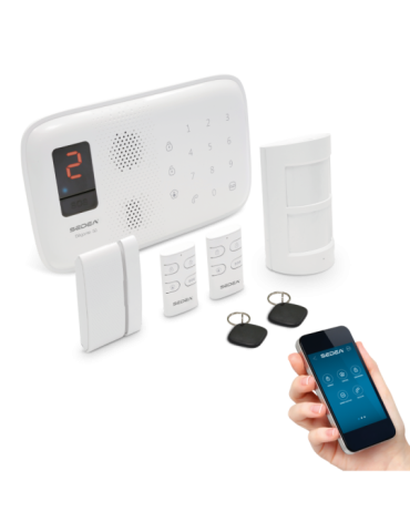 Alarme maison sans fil GSM - Elégante 50 - Pack 1 - SEDEA - 571050