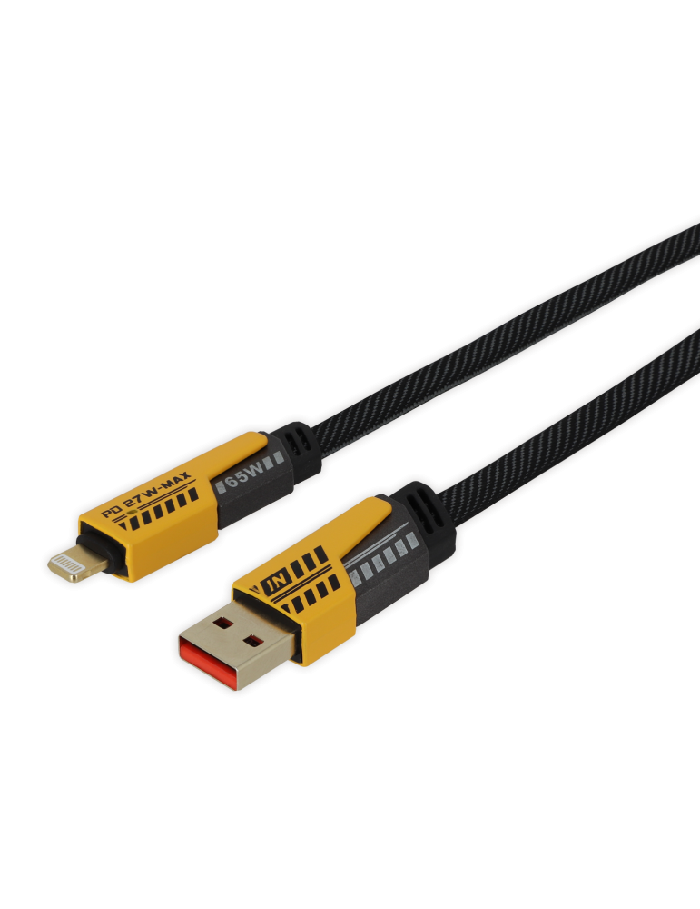 Cordon USB 4 en 1 USB-A / USB-C vers USB-C / Lightning 65W