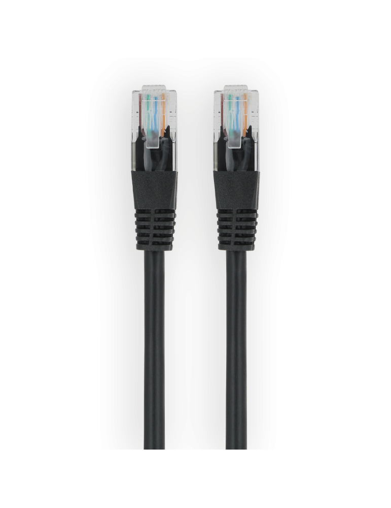 Cordon RJ45 UTP Cat 5 - Male / Male - 5 Mètres - Noir