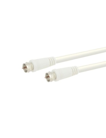 Prolongateur Satellite type "F" blanc mâle/mâle 1,50 mètre - FUJIONKYO - 434251