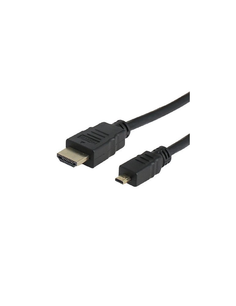 Cordon Micro HDMI High Speed vers HDMI mâle/mâle 1 mètre - SEDEA - 914540