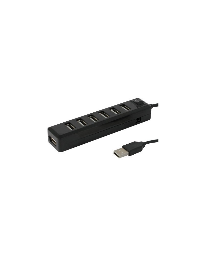Hub USB 2.0 Hi-Speed 7 ports portable - FUJIONKYO - 423230