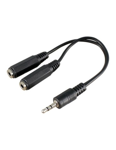 Cordon répartiteur Jack 3,5 mm 1 mâle/2 femelles - FUJIONKYO - 424650