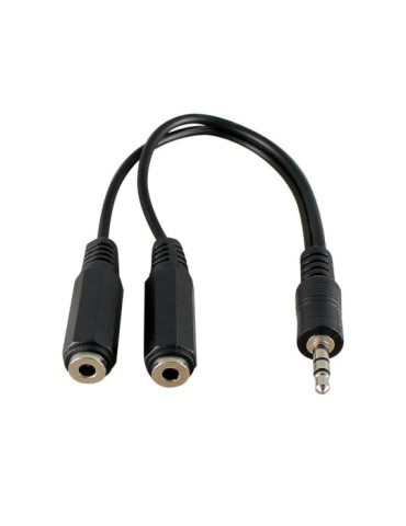 Cordon répartiteur Jack 3,5 mm 1 mâle/2 femelles - FUJIONKYO - 424650