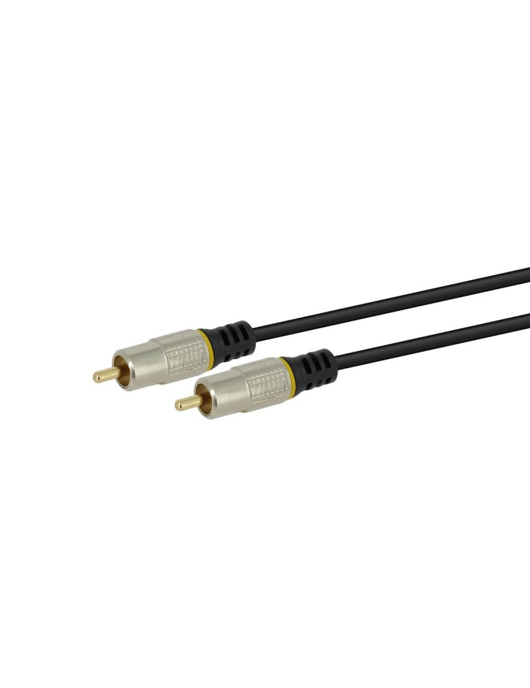 Cordon RCA mâle/mâle 3 mètres Gold - FUJIONKYO - 424702