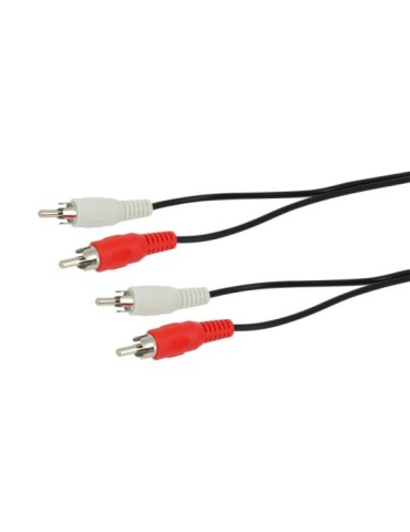 Cordon 2 RCA mâle/mâle 1,50 mètre - FUJIONKYO - 424705