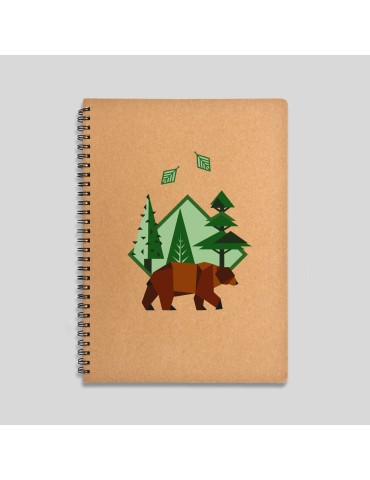 Carnet de notes Ours brun