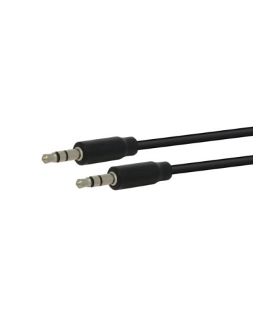 Cordon Jack Ø 3,5 mm mâle/mâle stéréo 1 mètre - FUJIONKYO - 434640