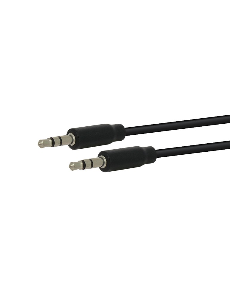 Cordon Jack Ø 3,5 mm mâle/mâle stéréo 1 mètre - FUJIONKYO - 434640