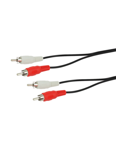Cordon 2 RCA mâle/mâle 1,50 mètre - SEDEA - 914705