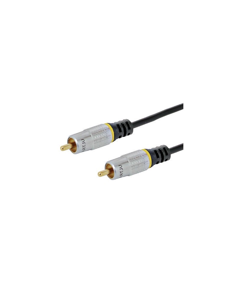 Cordon RCA mâle/mâle 3 mètres Gold - SEDEA - 914702