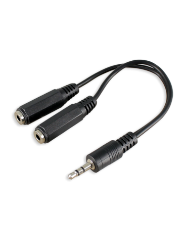 Cordon répartiteur Jack 3,5 mm 1 mâle/2 femelles - SEDEA - 914650