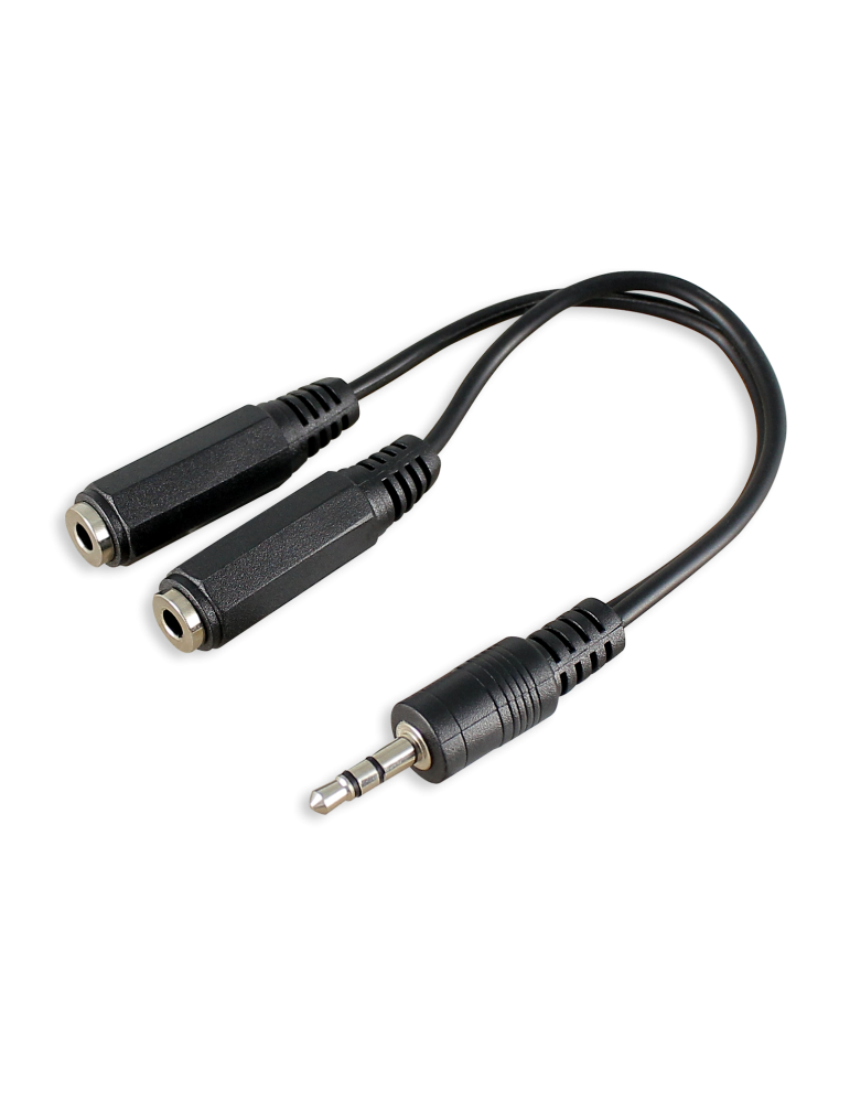 Cordon répartiteur Jack 3,5 mm 1 mâle/2 femelles - SEDEA - 914650