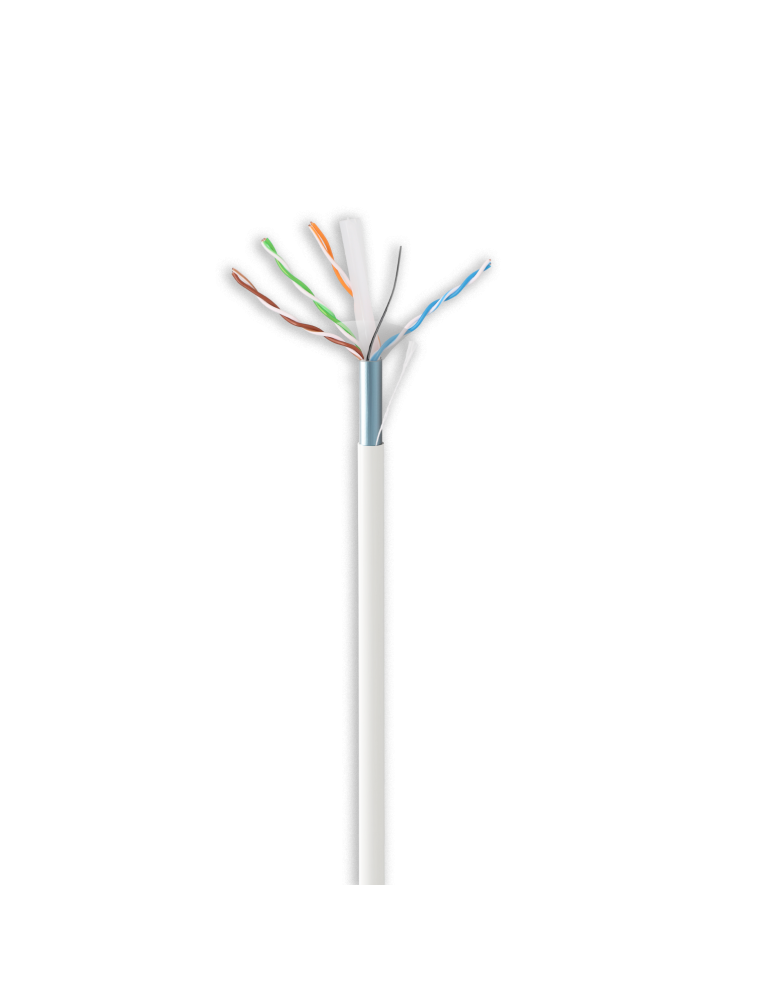 Câble réseau blindé F/UTP | Cat. 6 | 4 paires | LSZH | 305m