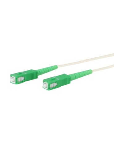 Cordon fibre optique monomode SC/APC vers SC-APC mâle/mâle pour box fibre Orange, SFR, Bouygues 3 mètres - FUJIONKYO - 42...