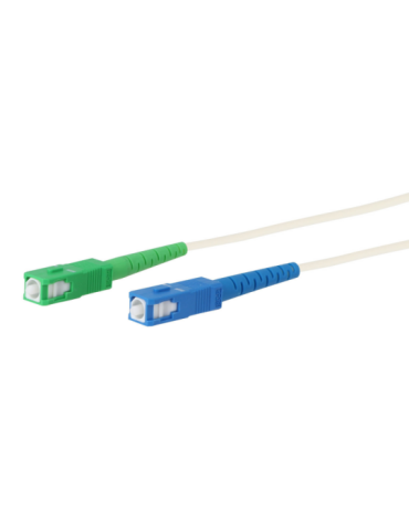 Cordon fibre optique monomode SC/UPC vers SC-APC mâle/mâle pour box fibre Free 3 mètres - FUJIONKYO - 423622