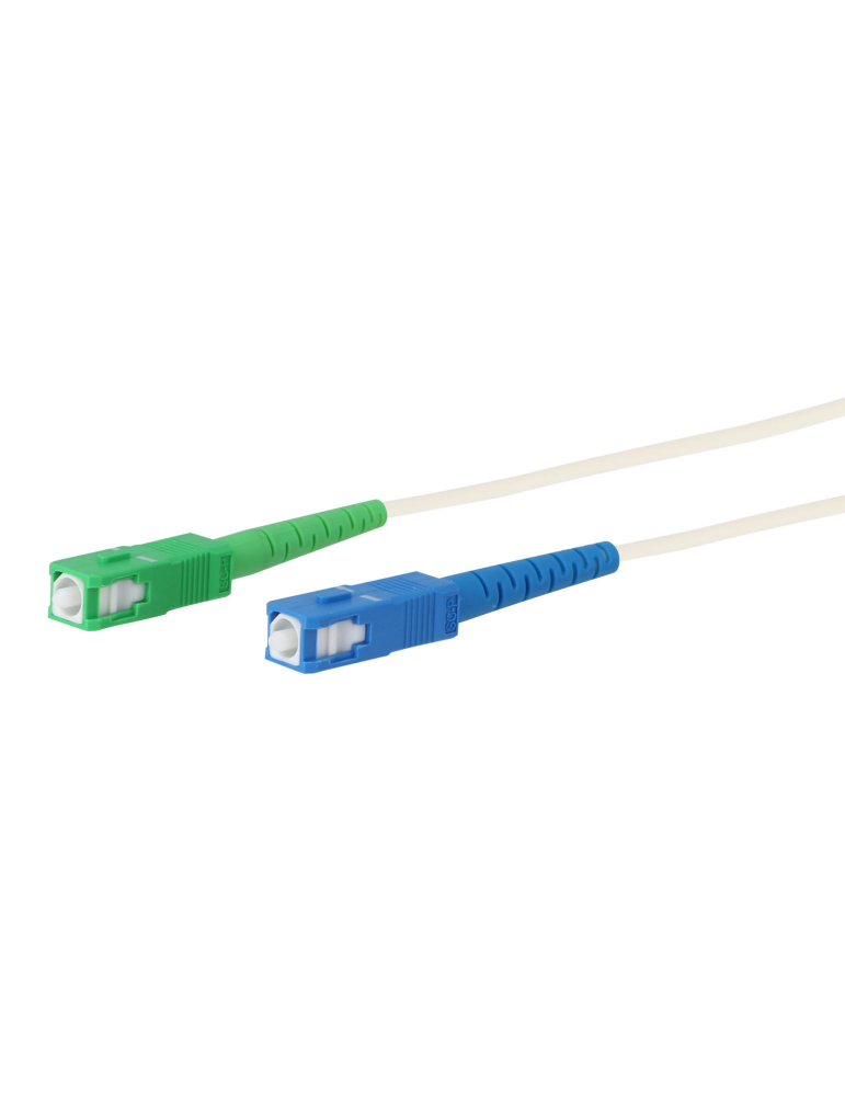 Cordon fibre optique monomode SC/UPC vers SC-APC mâle/mâle pour box fibre Free 3 mètres - FUJIONKYO - 423622