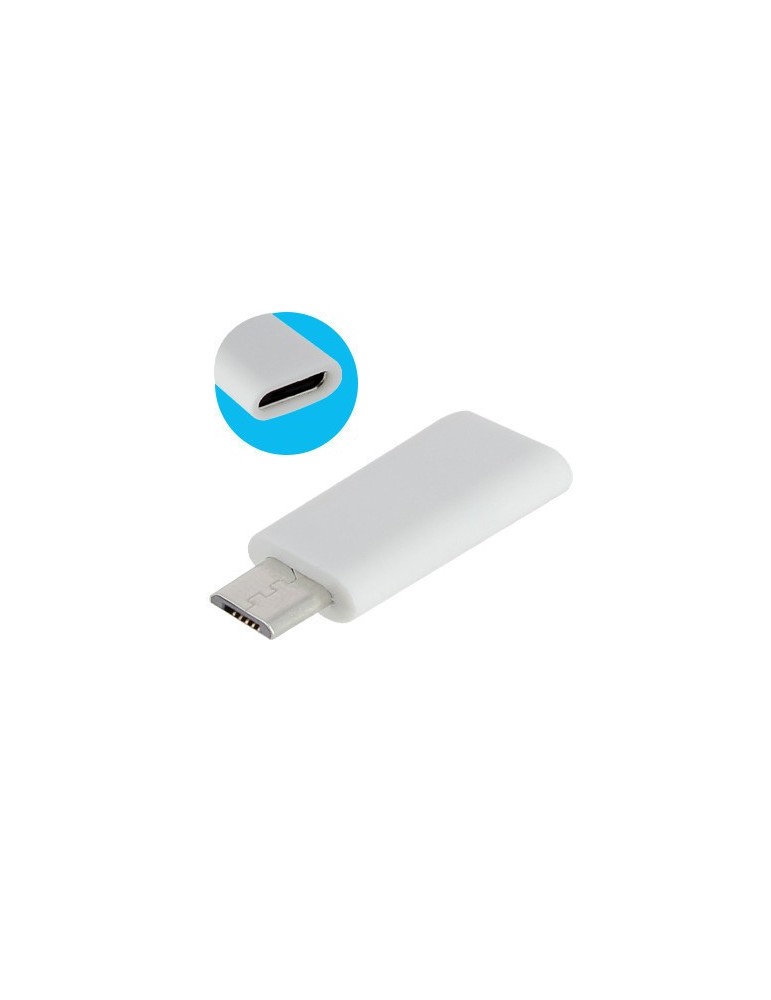 Adaptateur Micro USB 2.0 / USB-C | Mâle / Femelle