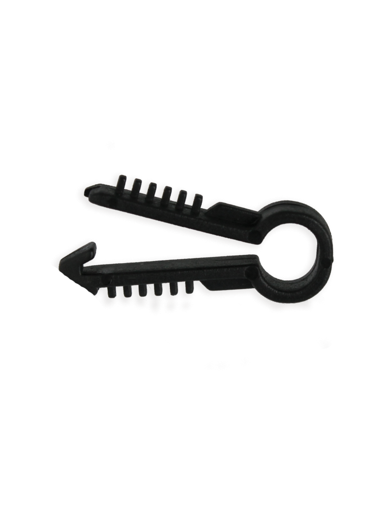 Sachet de 100 Chevilles passe câble 6mm ? Noire