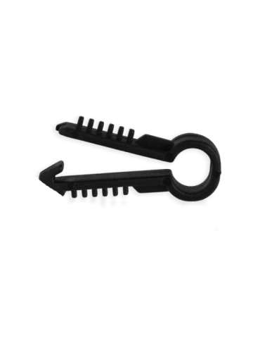 Sachet de 100 Chevilles passe câble 6mm ? Noire