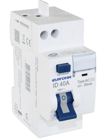 ID 2x40A 30mA Type AC H/H