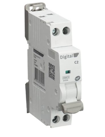 Disjoncteur 2A Ph/N C4.5kA