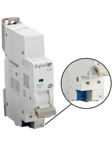 Disjoncteur 20A Ph/N C4,5 kA I-Plug