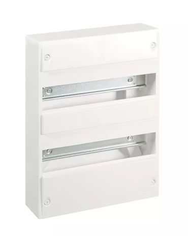 Coffret 26 modules 2 rangées avec bornier P+N+T