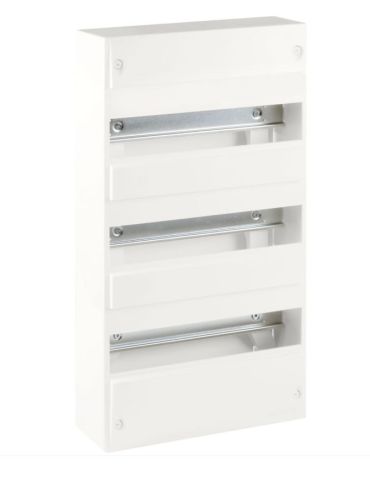 Coffret 39 modules 3 rangées avec bornier P+N+T