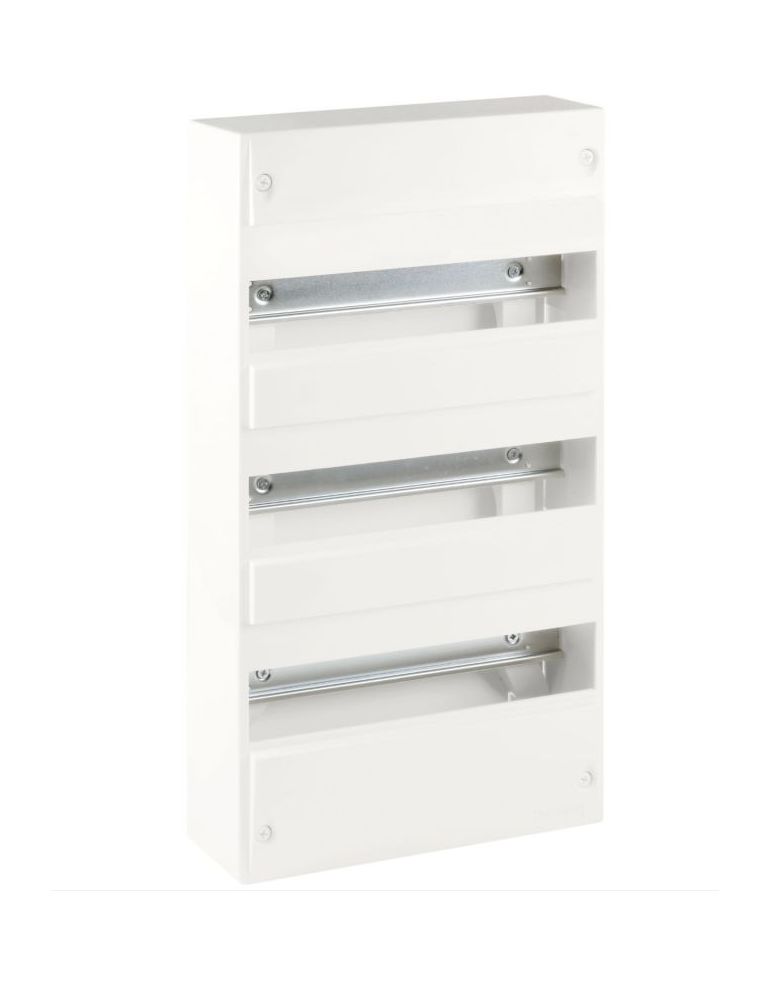 Coffret 39 modules 3 rangées avec bornier P+N+T