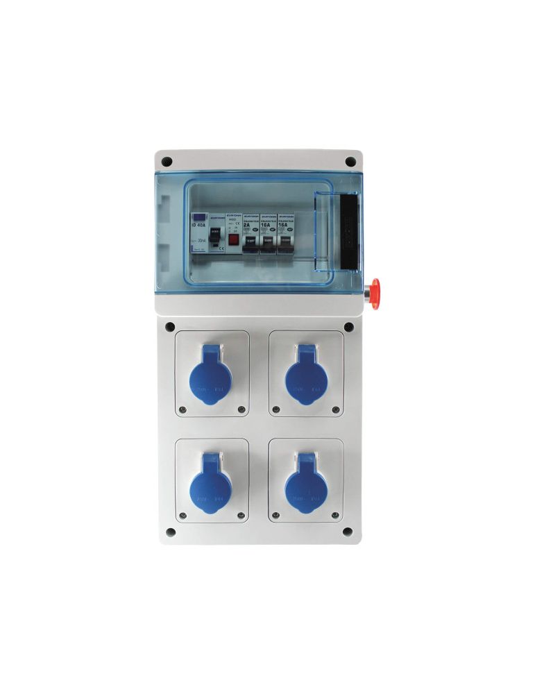 Coffret de chantier mono 4PC 2P+T