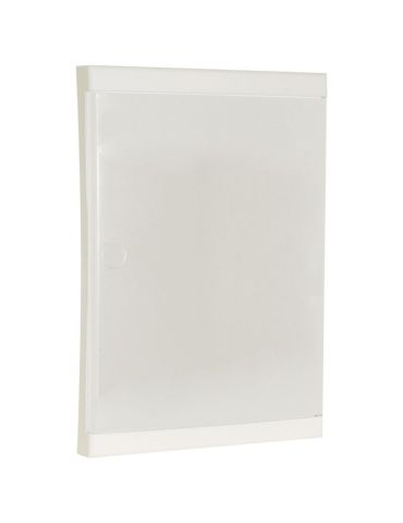 Porte pour coffret 26 modules blanche ( rajout serrure possible)