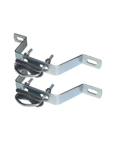 Paire de fixations en M Galvanisées | Déport 100