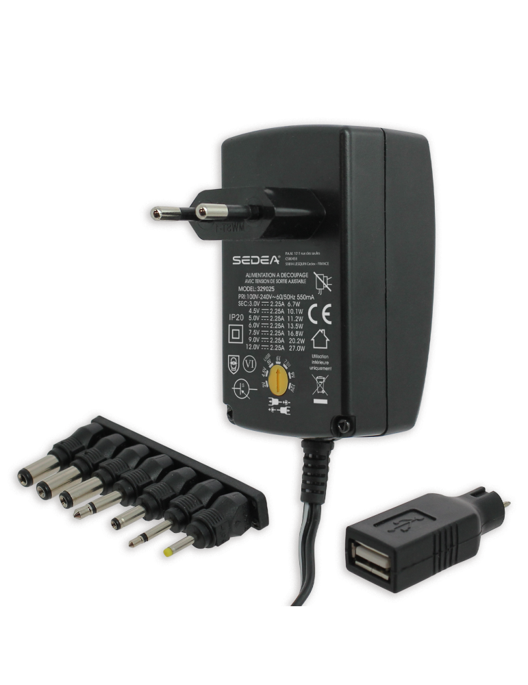 Alimentation Universelle 2,25 A