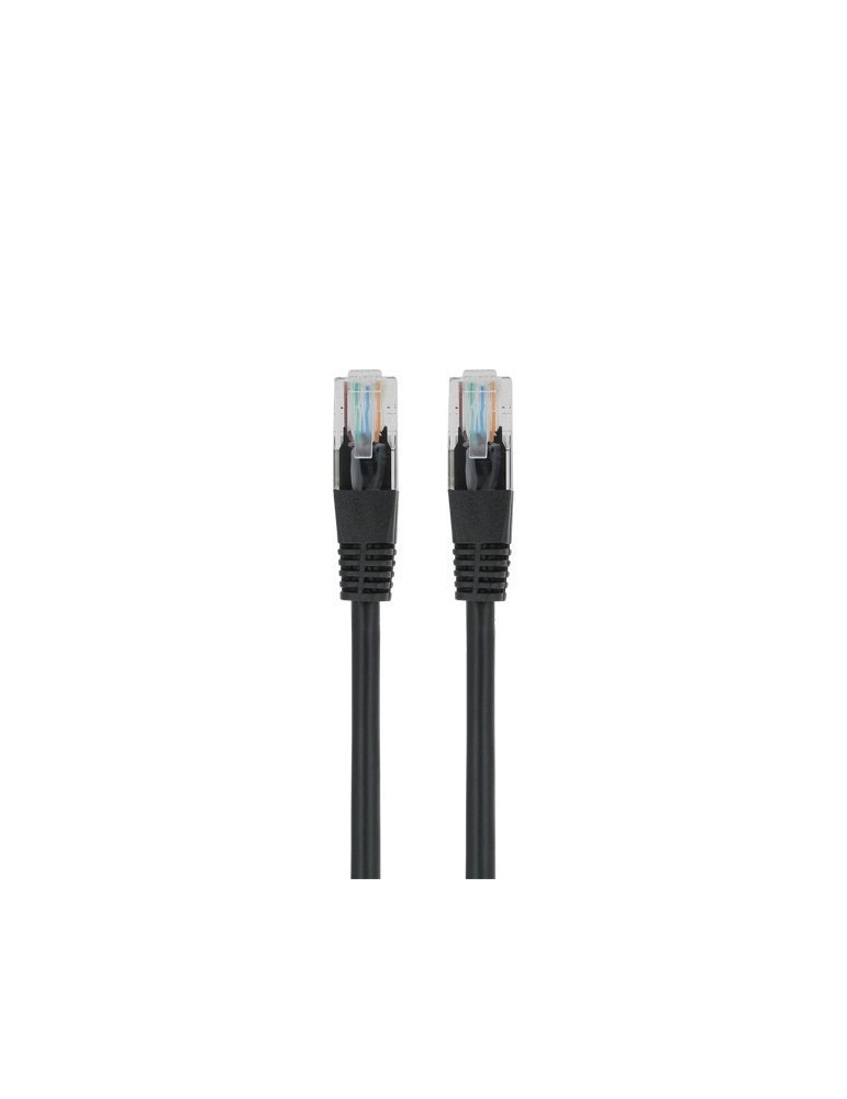 Cordon RJ45 UTP Cat 5 - Male / Male - 1 Mètre - Noir